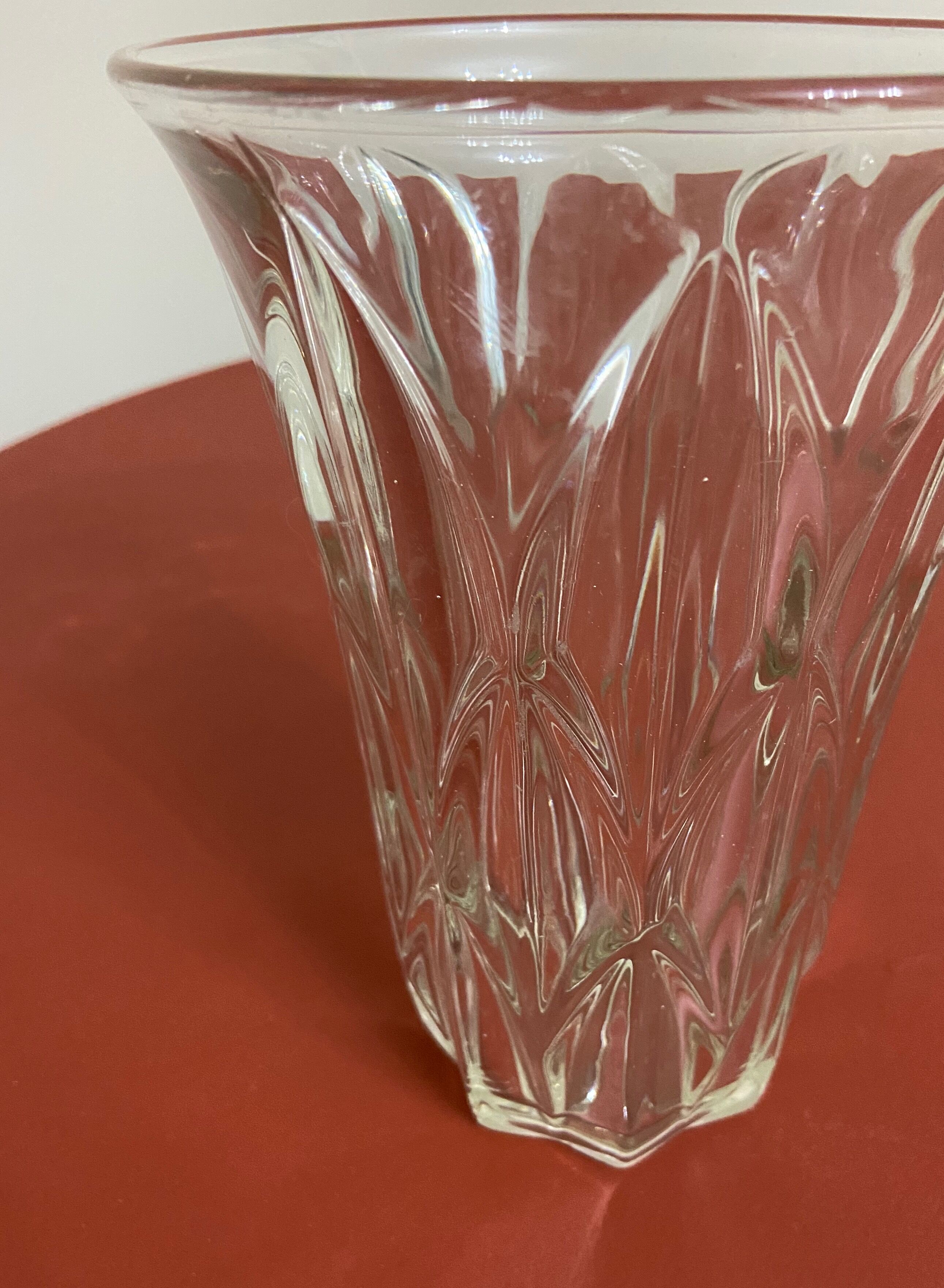 Old glass vase