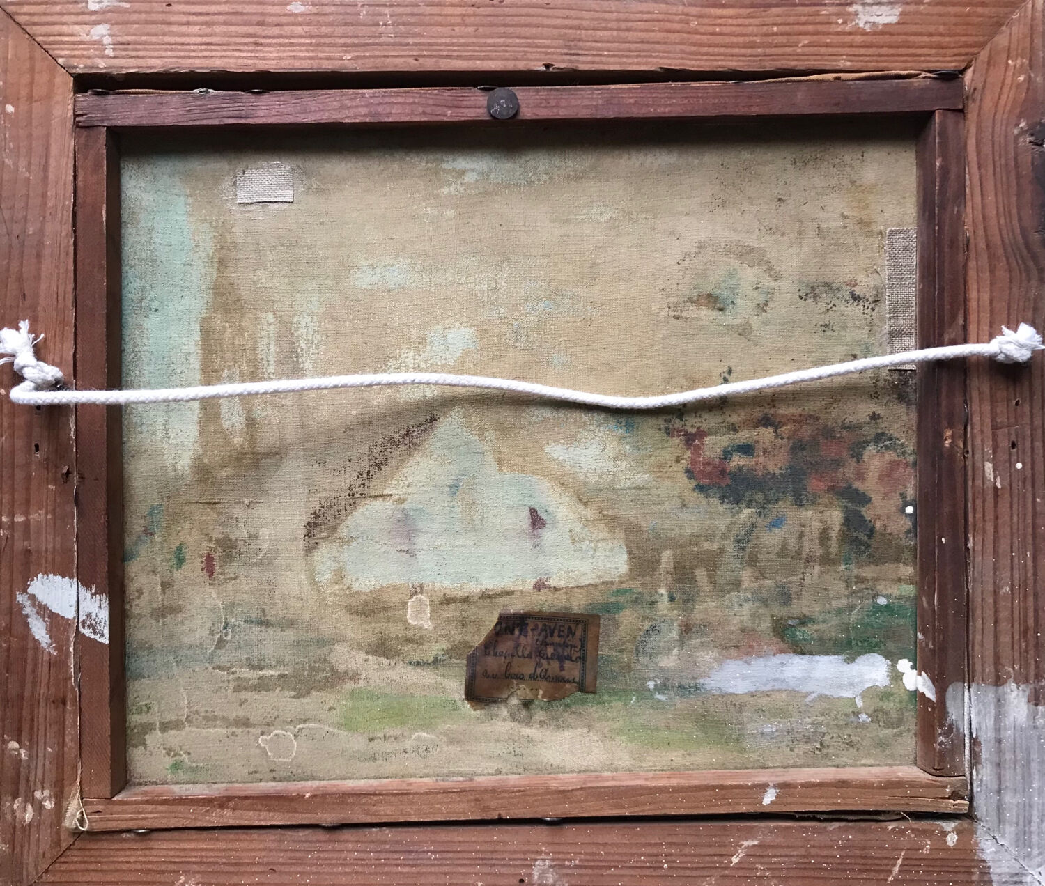 Pont-Aven, Chapel of Trémalo, around 1930. Oil on canvas monogrammed.