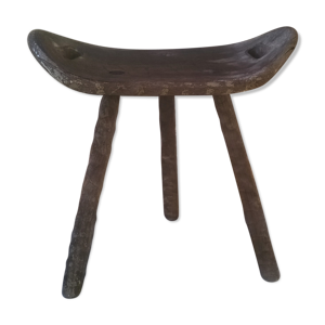 Tabouret artisanal vintage