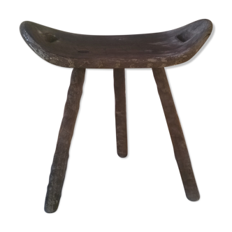 Tabouret artisanal vintage