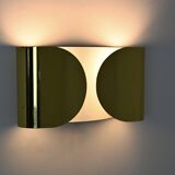 Golden Foglio wall lamp by Tobia & Afra Scarpa for Flos, 1960s