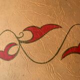 Scoubidou floor lamp