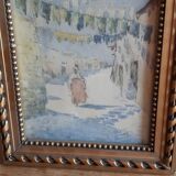 Orientalist watercolor by Fez Bask