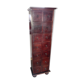 Exotic wood furniture, CD cabinet.