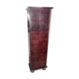 Exotic wood furniture, CD cabinet.