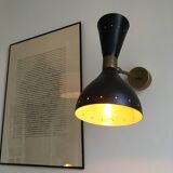 Pair of Italian design wall lights from the 1950s