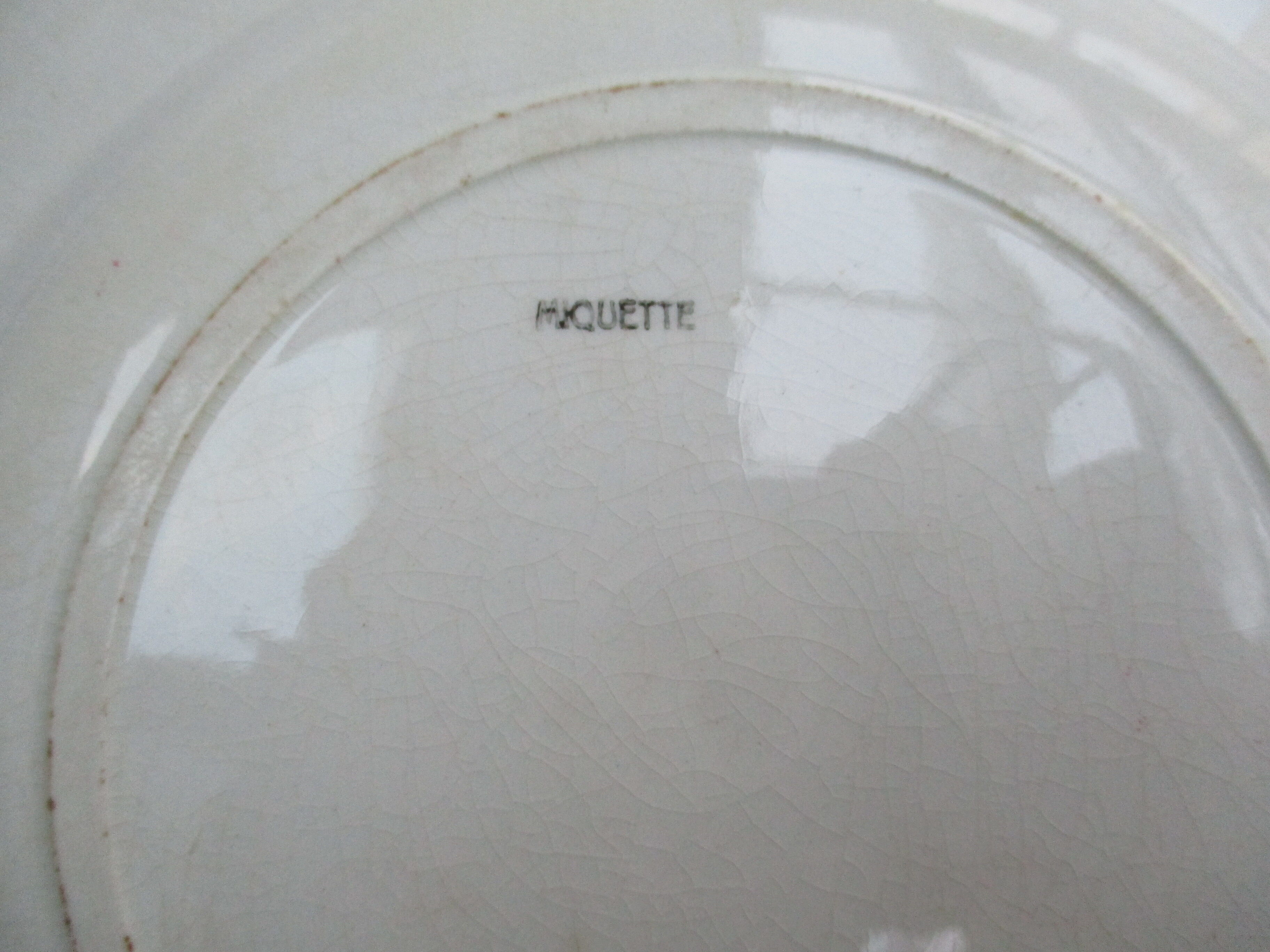Ceramic hollow plate Miquette model