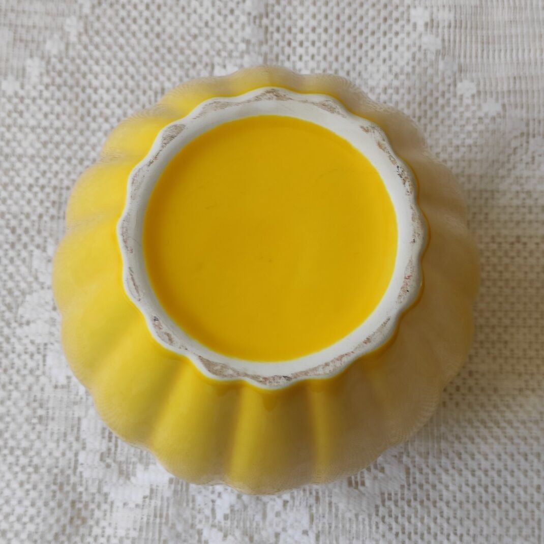 Small yellow vase