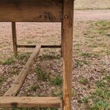 Old farmhouse table 2 drawers