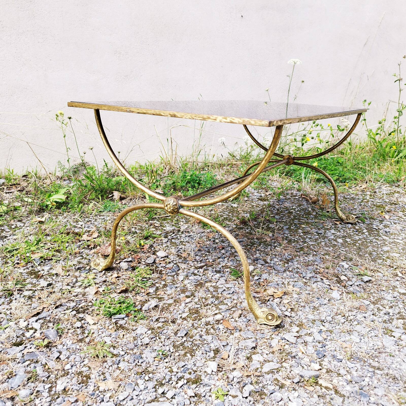 Vintage neoclassical coffee table