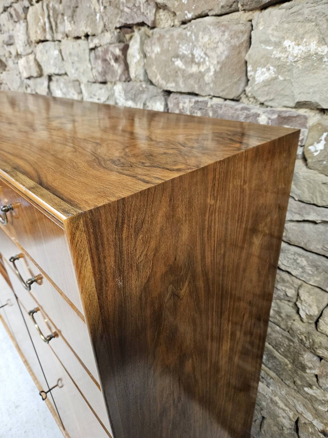 Art Deco walnut sideboard, 1960