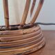 Rattan and bamboo table lamp by Louis Sognot 1960
