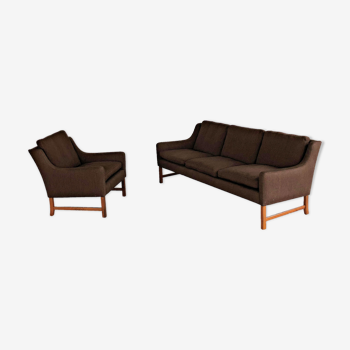 Sofa and Armchair by Fredrik Kayser for Vatne 1960