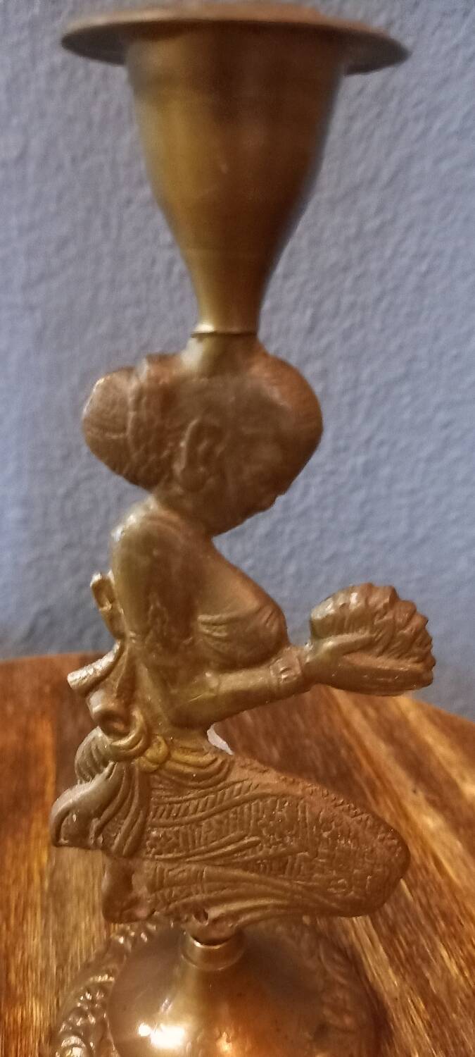 Pair of candle holders