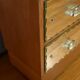 Fruitwood glass dressing table – 1950