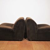 Modular crawler armchairs, 1970s, set of 5