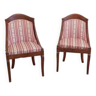 Cherry armchairs