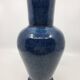 Vase Accolay en grès émaillé Bleu France Circa 1970