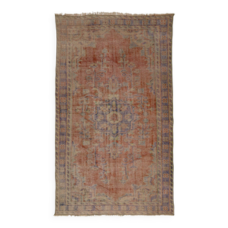 Tapis turc vintage – 157 x 255 cm – Laine tissée main