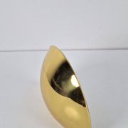 Vintage Half Moon Wall Lamps in Brass, 1980, Set of 3