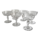 Crystal champagne coupes 1930