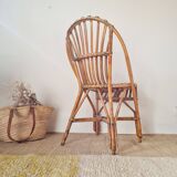Vintage Hardy rattan bistro chair