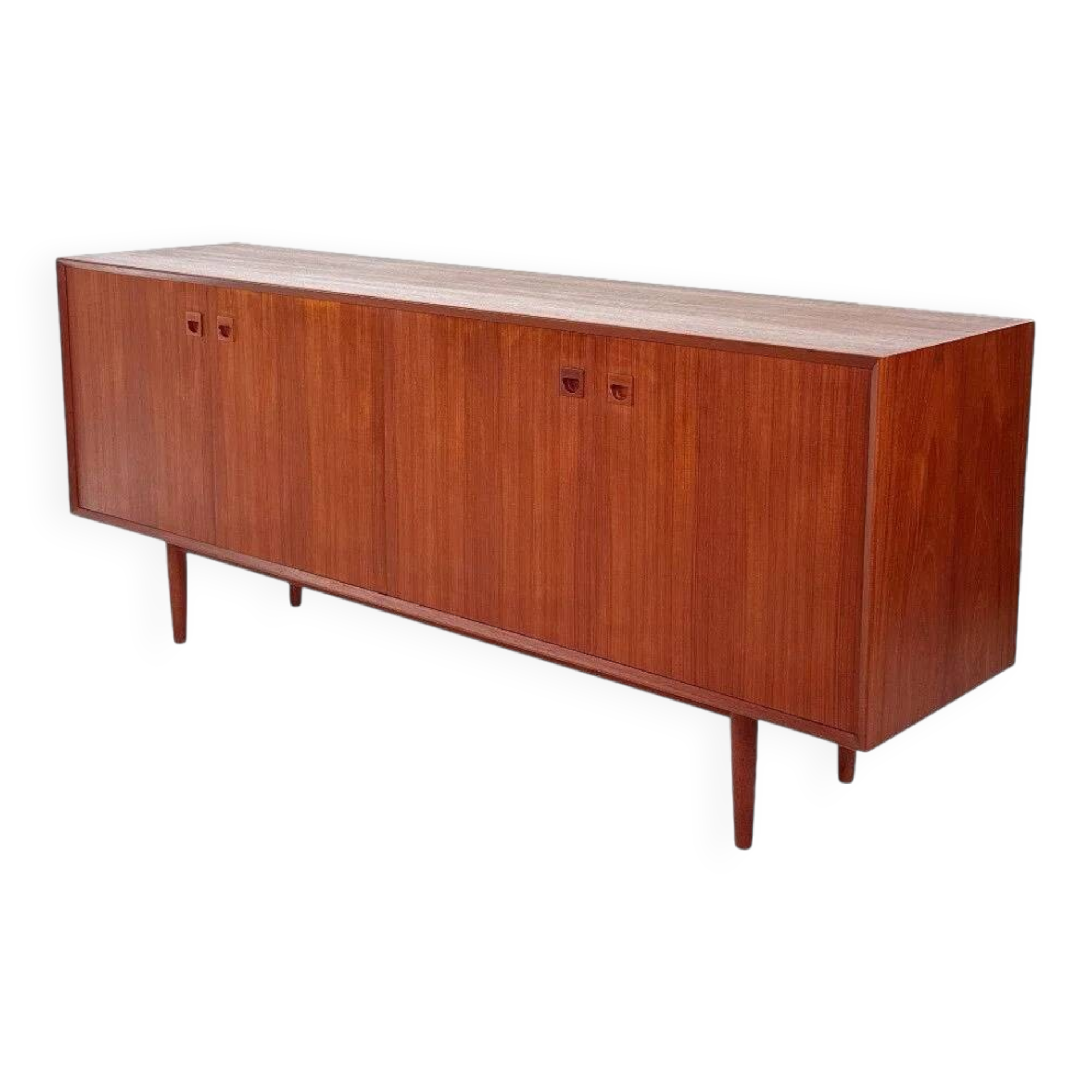 Enfilade danoise en teck par Erik Bouer pour Brouer - 1960