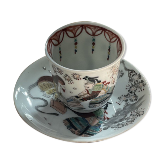 Japanese-decorated teacup