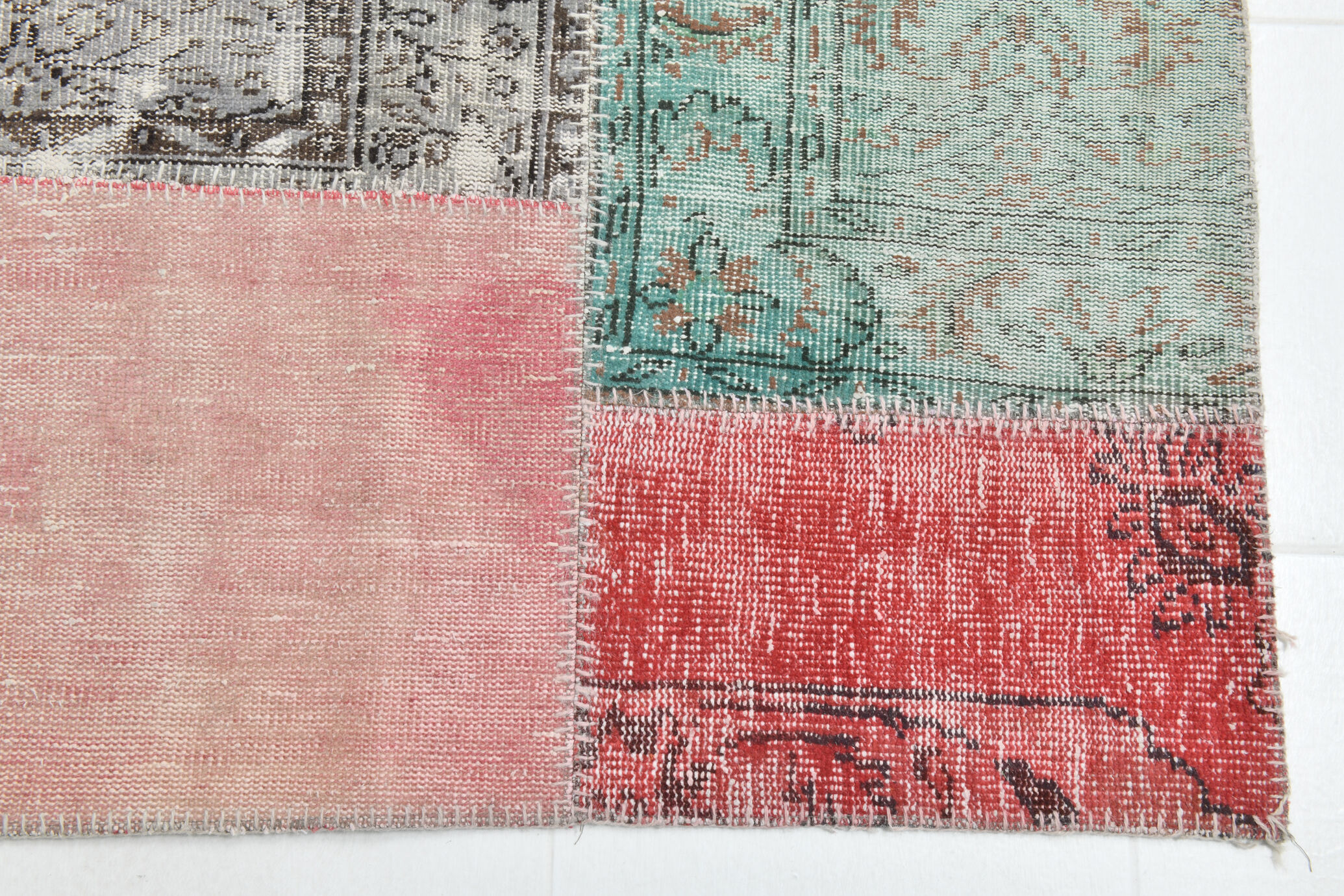 Distressed turkish rug 351x247cm