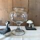 Vase d'apothicaire en verre ancien