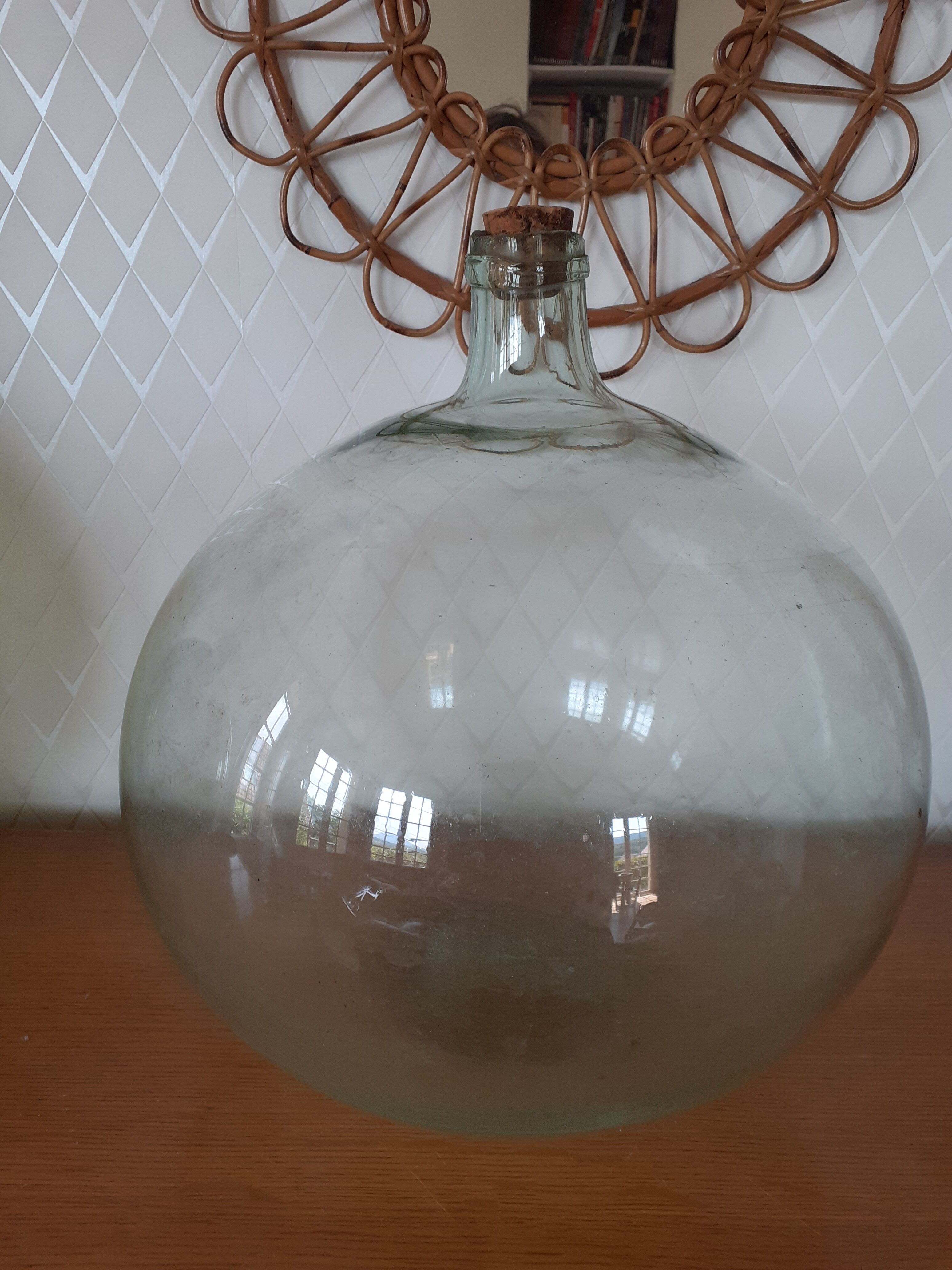 Demijohn and basket