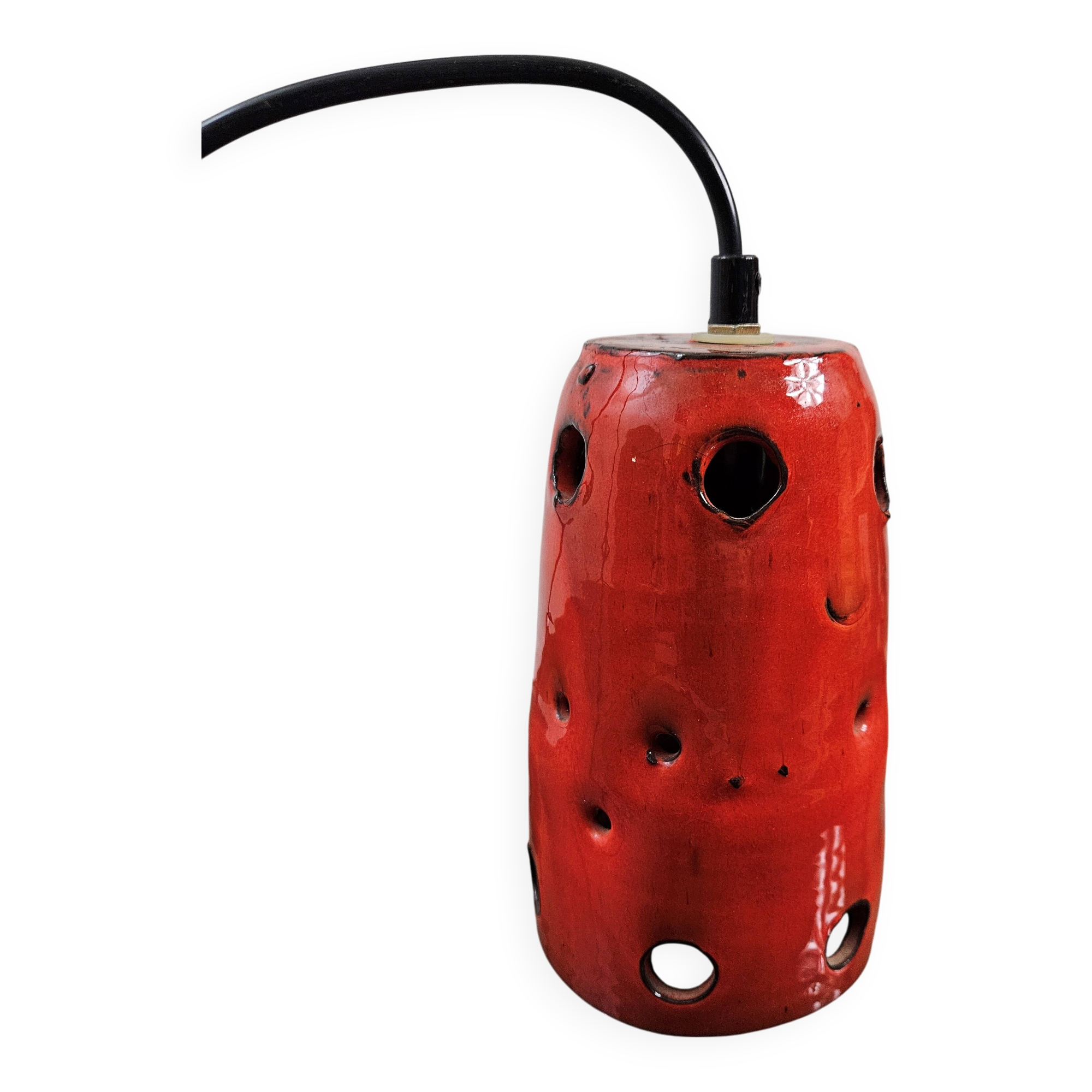 Vintage ceramic pendant light