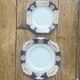 2 antique English plates Manufacture Osborne model Ilkley