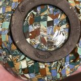 Jean Gerbino in Vallauris: micro mosaic ceramic candy box
