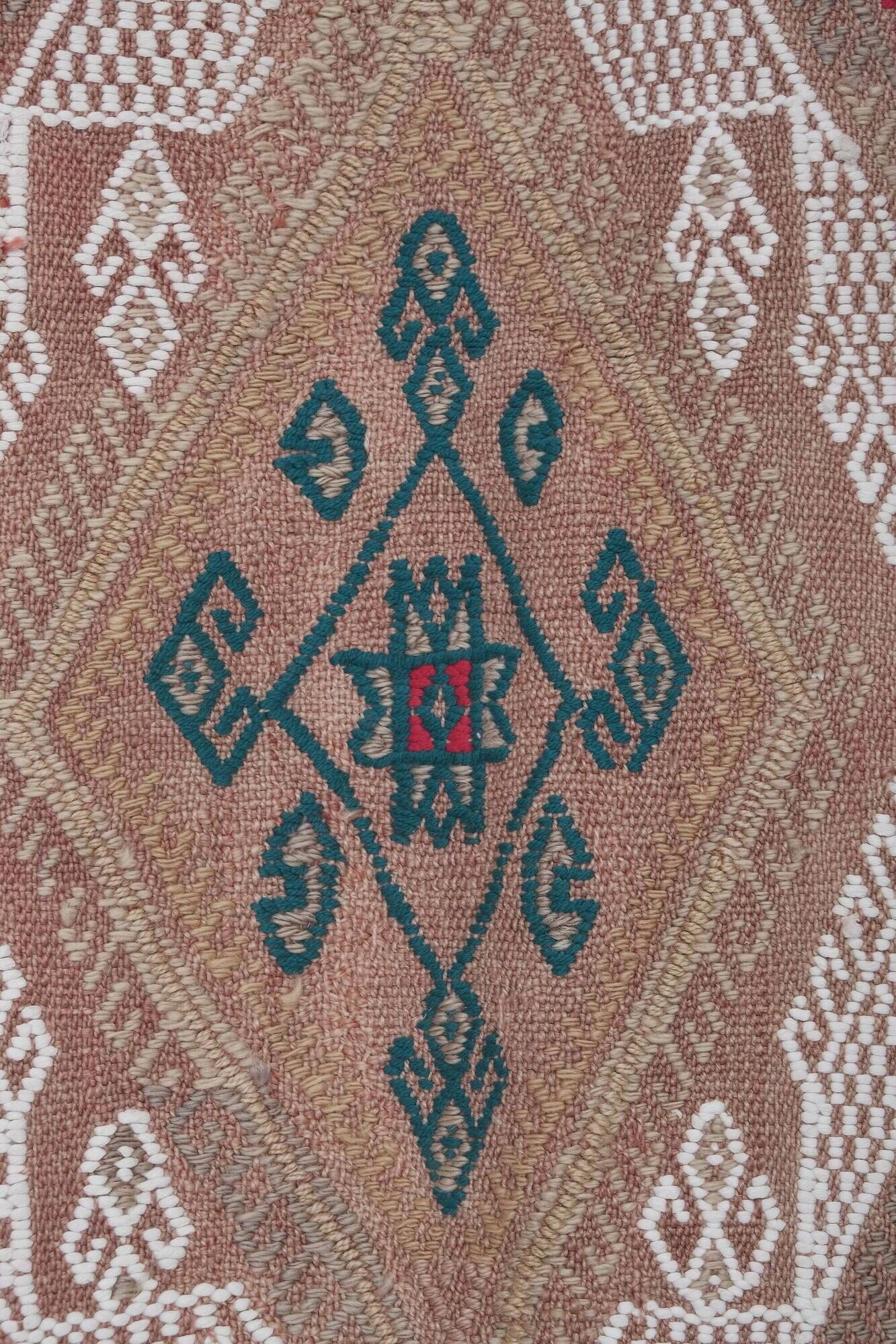 Tapis Kilim turc vintage tissé main