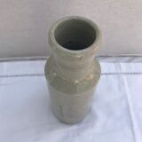 Old ceramic bottle beige Fourgault Courbevoie Paris vintage