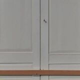 Pair of 19th-century cupboard doors and their frame (1st), woodwork