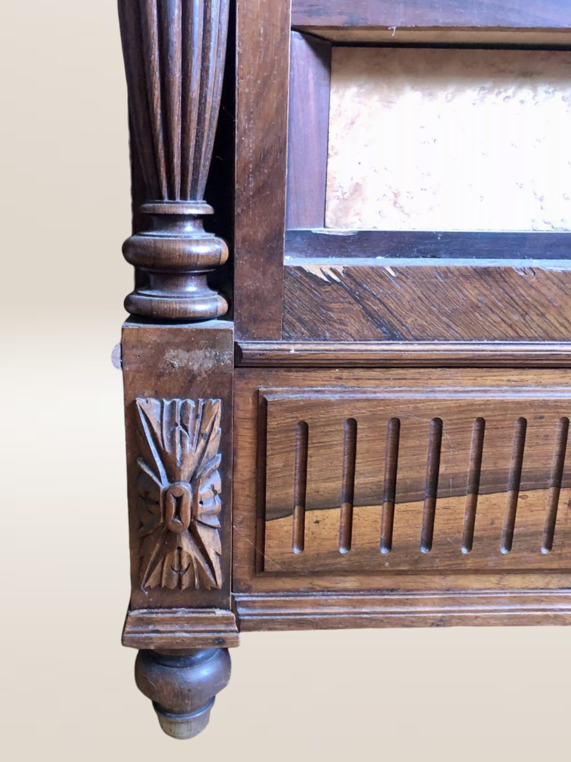 Solid wood and veneer library