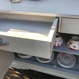 Large Parisian buffet gray putty