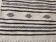 Kilim carpet white and black Berber motifs