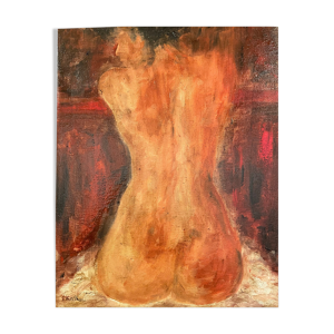 Huile sur toile signée