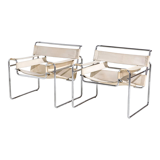Pair of chairs model b3 Wassily by Marcel Breuer