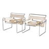 Paire de chaises modèle b3 Wassily par Marcel Breuer