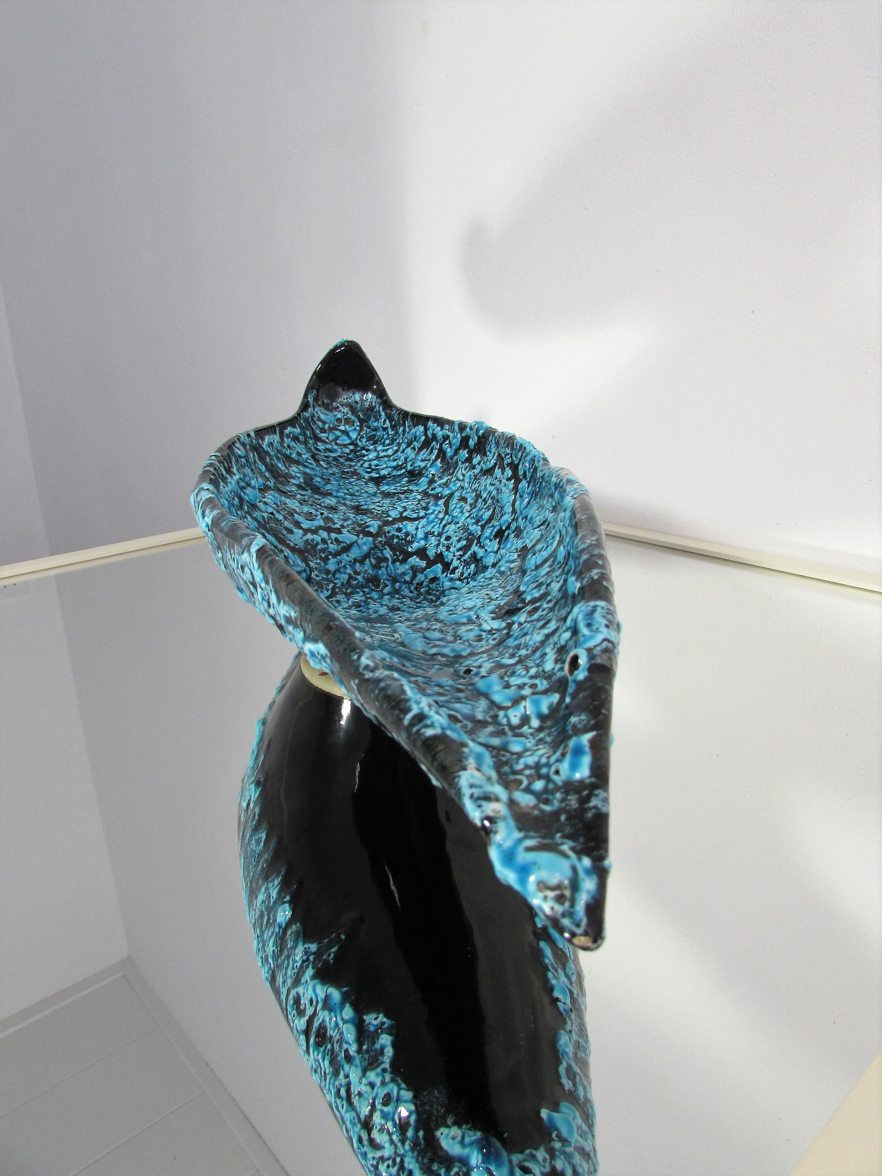 Large vintage ceramic bowl 1960's