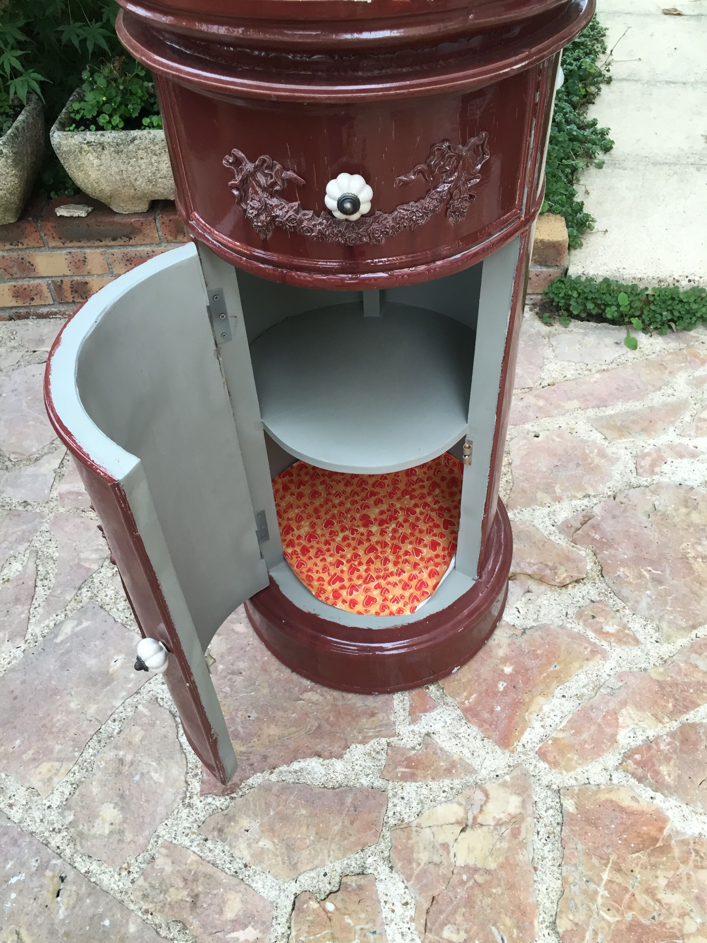 Empire bedside table