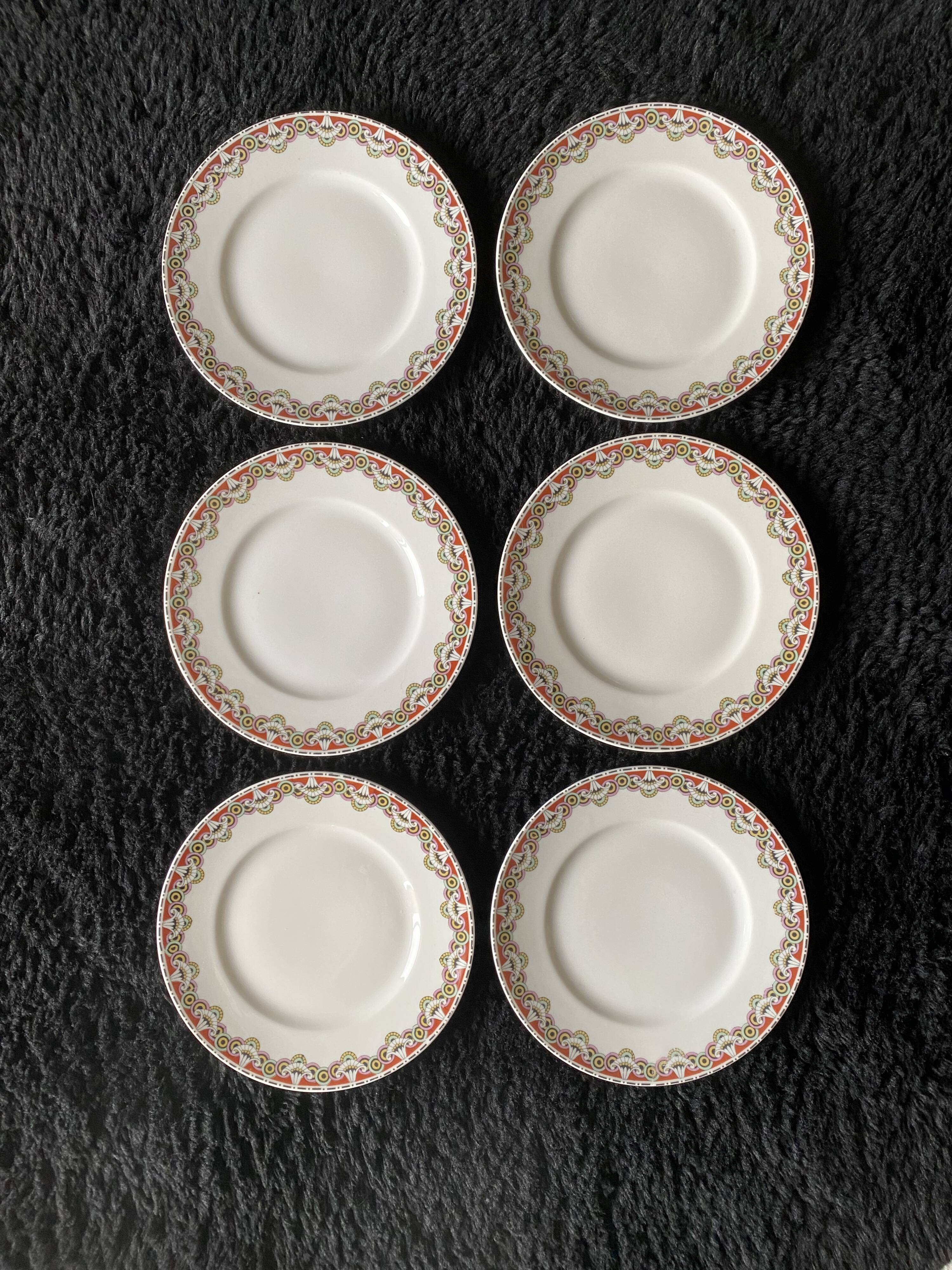 Service porcelain plates Limoges collab Bernardaud