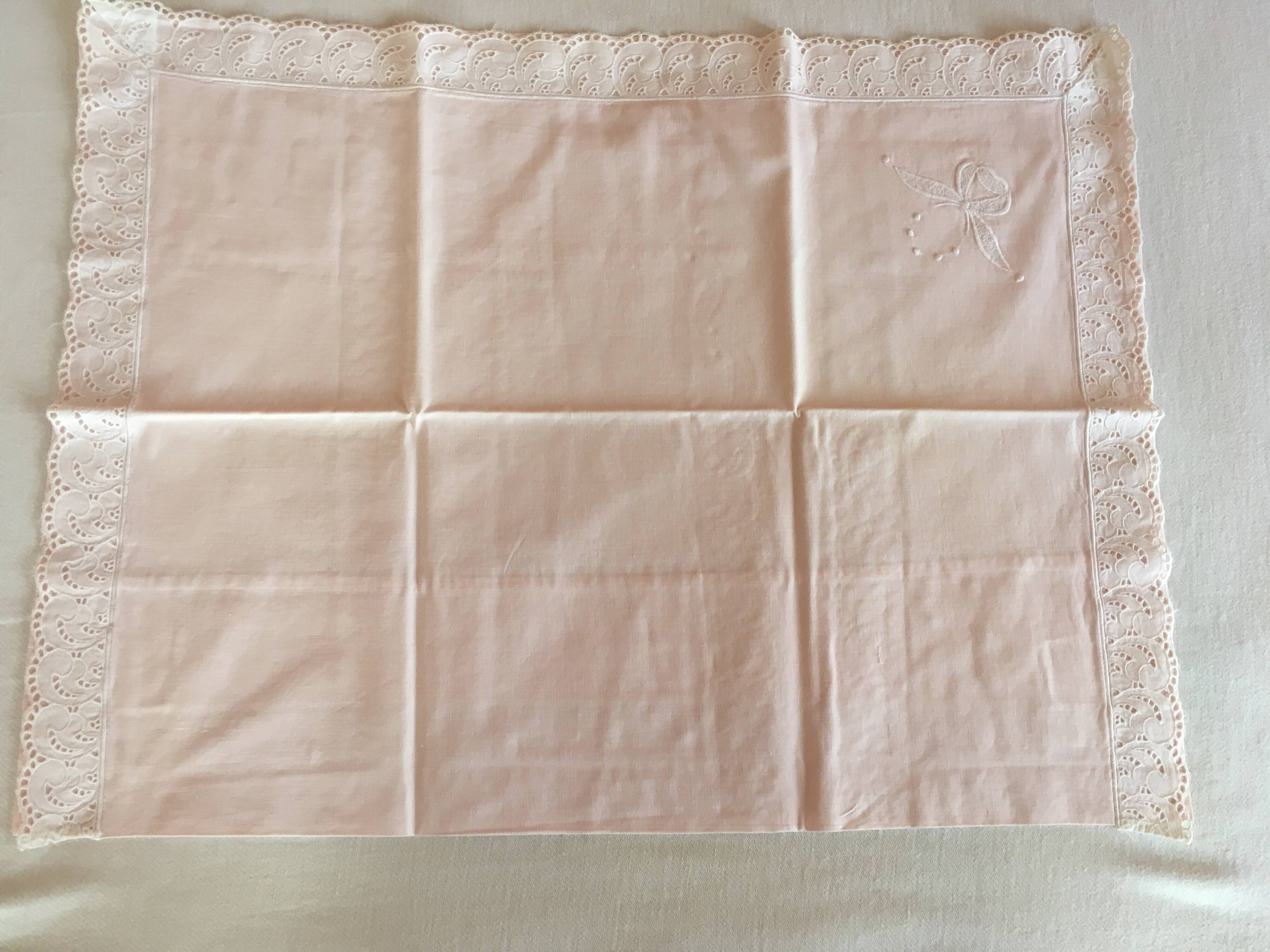 Vintage pillowcase.