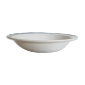 Plat creux de service en faïence de Sarreguemines ,Alesia de Digoin, vntage français , années 50