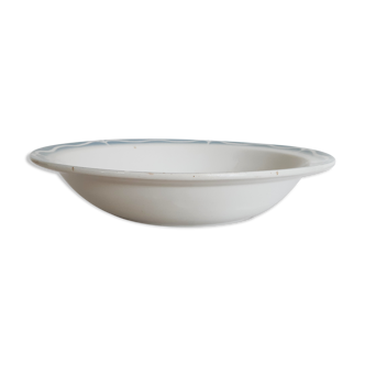 Hollow serving dish in Sarreguemines earthenware, Alesia de Digoin, French vntage, 50s