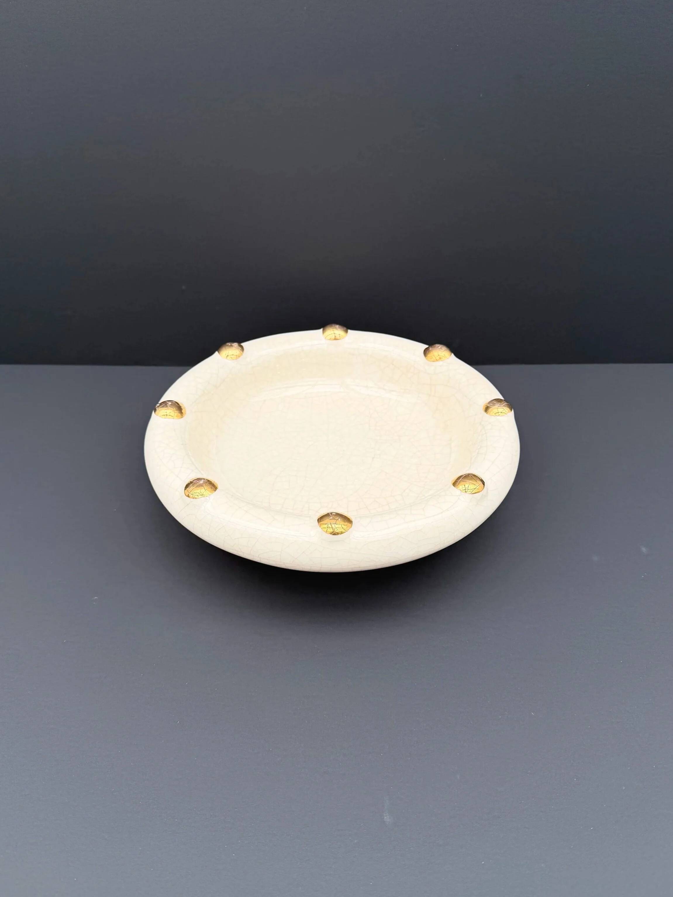 Ashtray Émaux de Longwy, France 1980